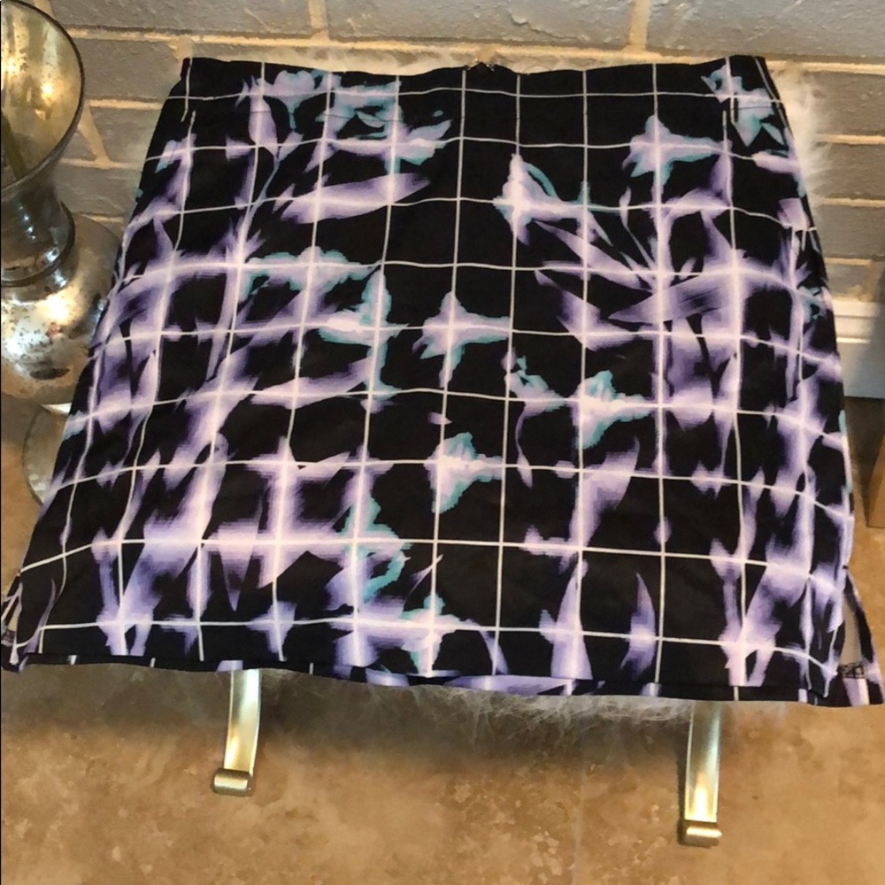Golf skirt purple & black